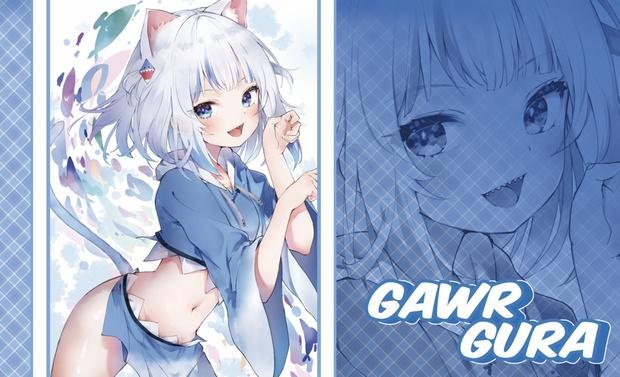 TCG Playmat Same-chan hololive EN Gawr Gura 300 x 500mm