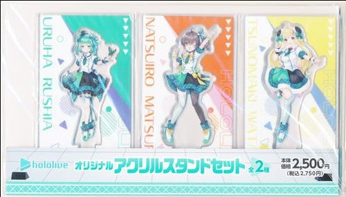 FamilyMart hololive Original Acrylic Stand Set A Set Uruha Rushia Natsuiro Matsuri Tsunomaki Watame FamilyMart Limited