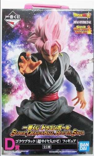 BANDAI SPIRITS ichiban kuji Dragon Ball SUPER DRAGONBALL HEROES SAGA D Prize Goku Black Super Saiyan Rose Figure