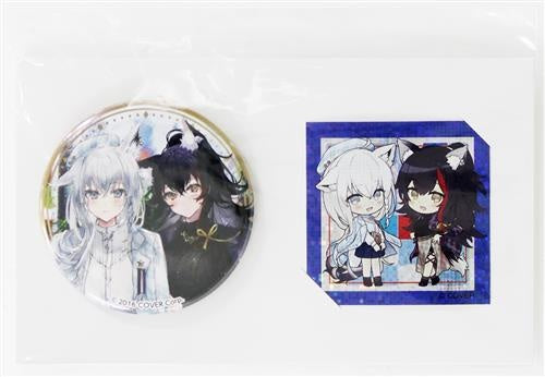 Legs hololive in Hamleys DOKI×2 Rendezvous Can Badge Holo Sticker Set Shirakami Fubuki Ookami Mio Hamleys ver