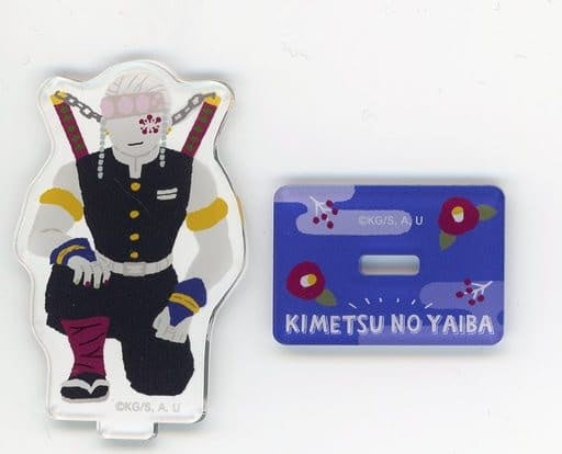 Movic Tengen Uzui Demon Slayer Kimetsu no Yaiba Mini Acrylic Stand Collection Yuru Palette Hashiraai Conference ver
