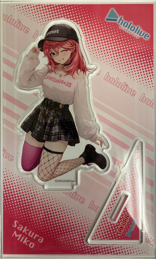 Cover hololive×MOLLY.ONLINE collaboration acrylic stand miComet Miko Sakura