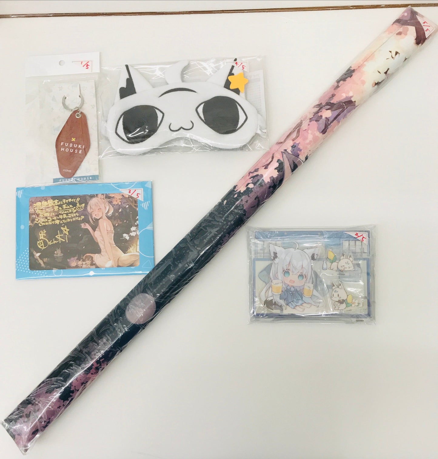 hololive hololive 5th anniversary full set Shirakami Fubuki