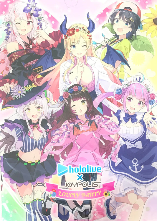 SEGA hololive x JOYPOLIS LOVELY PARTY acrylic panel with diorama stage hololive x JOYPOLIS LOVELY PARTY