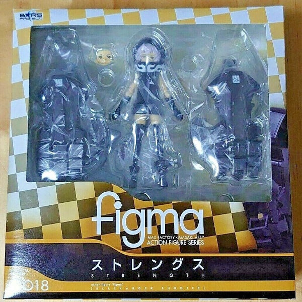 Figma Strength Black Rock Shooter Figure Max Factory Action Animation From Japan