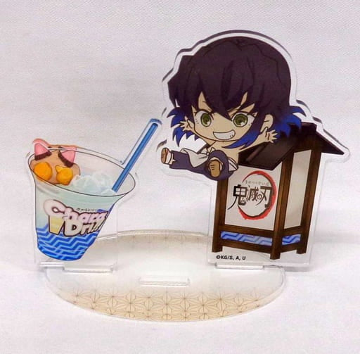 Chara Bomb Inosuke Hashibira Demon Slayer Kimetsu no Yaiba x CharaDri Mini Character Acrylic Stand