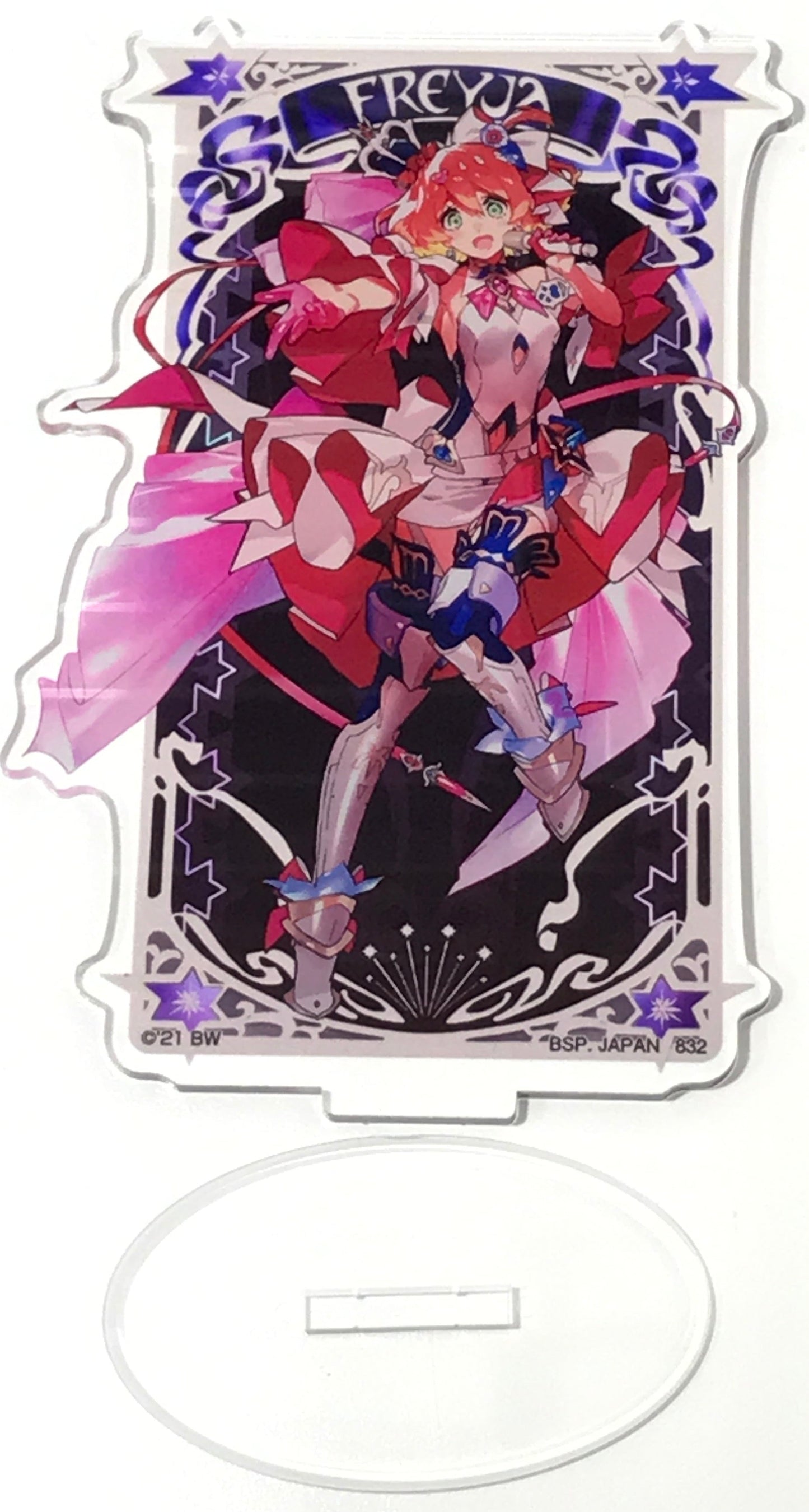 BANDAI SPIRITS theatrical release commemoration ichiban kuji Macross the Movie Absolute LIVE theatrical short Macross F Labyrinth of Time C Prize newly drawn acrylic stand Freya Ion