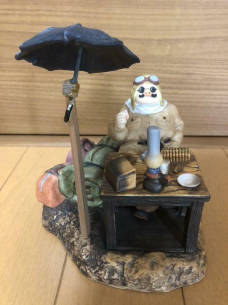 Studio Ghibli Porco Rosso Hideout Music box Diorama Figure Japan Anime