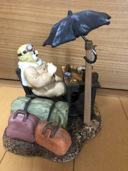 Studio Ghibli Porco Rosso Hideout Music box Diorama Figure Japan Anime