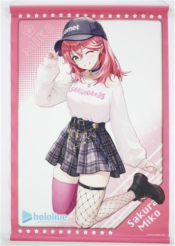 Cover hololive×MOLLY.ONLINE collaboration tapestry miComet Sakura Miko