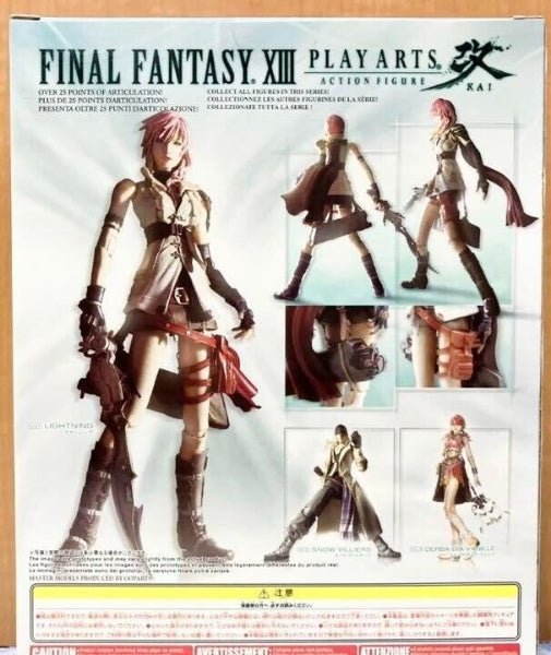 Play Arts Kai Final Fantasy Dissidia XIII Lightning Action Figure From Japan New