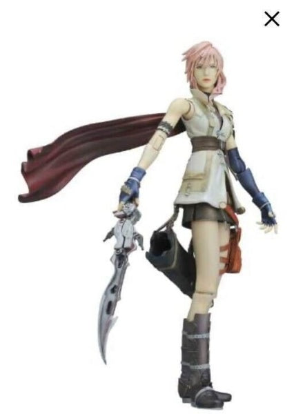 Play Arts Kai Final Fantasy Dissidia XIII Lightning Action Figure From Japan New