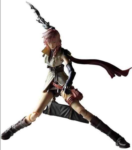 Play Arts Kai Final Fantasy Dissidia XIII Lightning Action Figure From Japan New