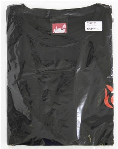 hololive hololive Nakiri Ayame 1 Million People Commemoration Fucking Big Silhouette T-Shirt Nakiri Gumi Design Black