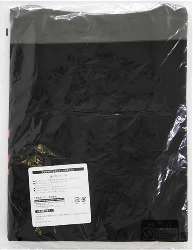 hololive hololive Nakiri Ayame 1 Million People Commemoration Fucking Big Silhouette T-Shirt Nakiri Gumi Design Black