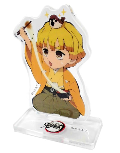 Zenitsu Agatsuma Demon Slayer Kimetsu no Yaiba x ufotable cafe 2020 New Year Event Acrylic Stand