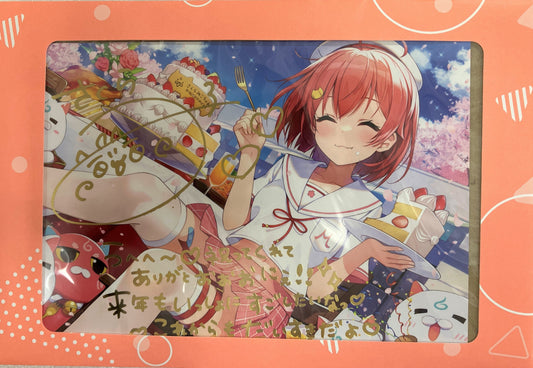 hololive hololive Birthday Anniversary 2023 Handwritten Signatureed Postcard with Foil Stamped Copy Message Sakura Miko