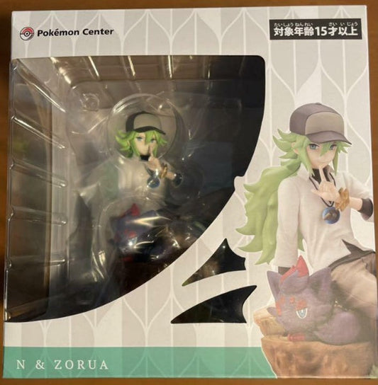 Kotobukiya Pokemon Center Original Figure N and Zorua PVC Painted Scale 1/8