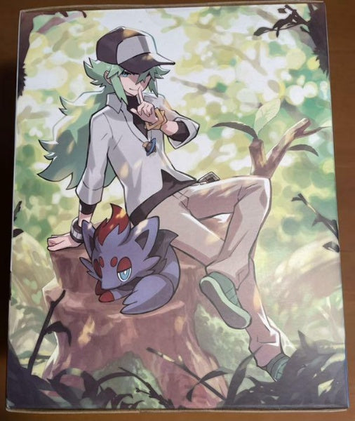 Kotobukiya Pokemon Center Original Figure N and Zorua PVC Painted Scale 1/8
