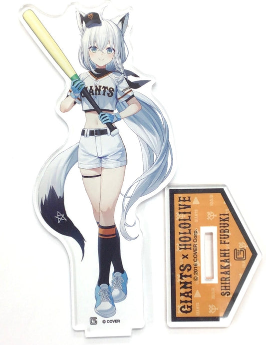 Legs hololive x Yomiuri Giants acrylic stand Shirakami Fubuki