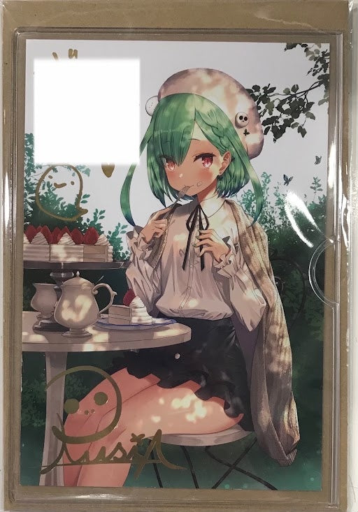 hololive hololive birthday commemorative copy Handwritten Signature postcard with handwritten message Uruha Rushia