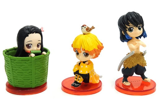 BANDAI SPIRITS figure Nezuko Kamado Zenitsu Agatsuma Inosuke Hashibira Demon Slayer Kimetsu no Yaiba Q posket petit -Demon Slayer Kimetsu no Yaiba- Extreme figure service for all applicants Part 3
