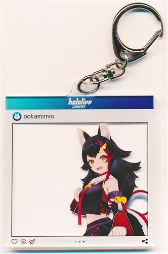 hololive hololive 2nd Anniversary Keychain Ookami Mio for going out with Mio