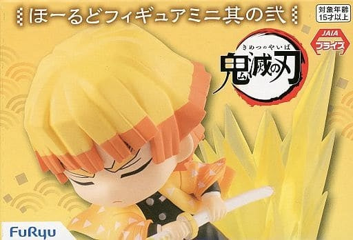 FuRyu Figure Zenitsu Agatsuma Lightning Breathing 1-No Type Heki Reki Issen Demon Slayer Kimetsu no Yaiba Whole Figure Mini 2