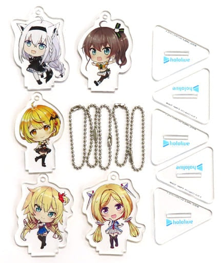 Bandai all 5 types set virtual YouTuber hololive acrylic swing collection 1st generation