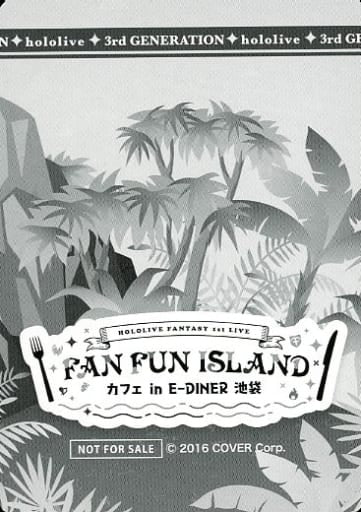 Edith Character Card Houshou Marine Life-size Trading Card Virtual YouTuber Hololive HOLOLIVE FANTASY 1st LIVE FAN FUN ISLAND Cafe in E-DINER Ikebukuro Goods Purchase Bonus