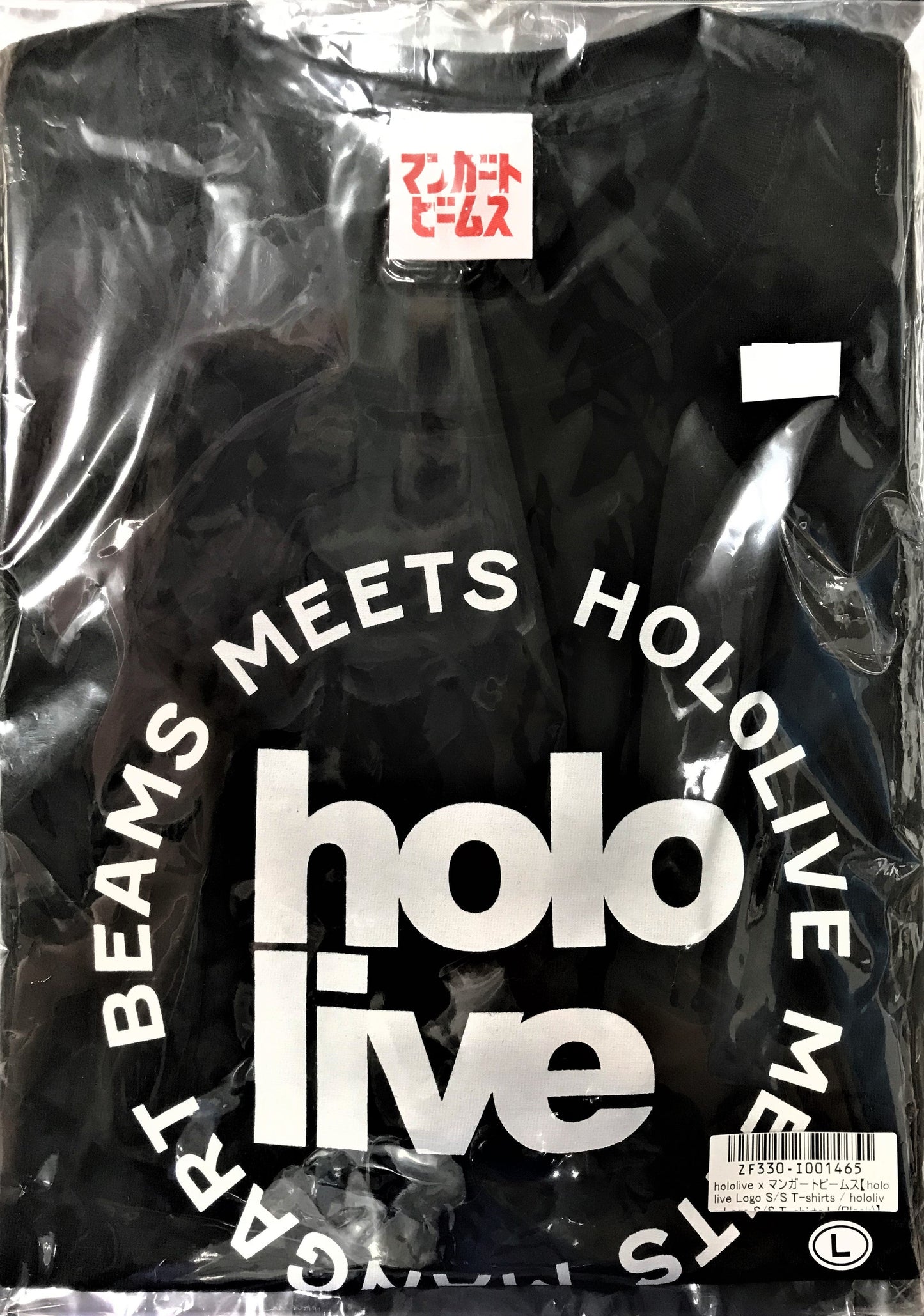 hololive hololive×MANGART BEAMS hololive Logo S/S T-shirts Black L size hololive SUPER EXPO 2022