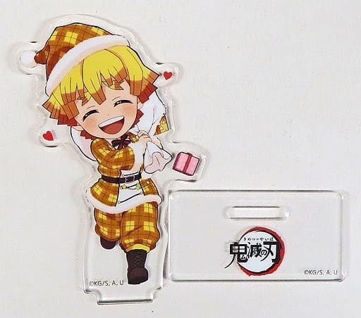 Zenitsu Agatsuma Demon Slayer Kimetsu no Yaiba x ufotable cafe Christmas Event 2021 Random Acrylic Stand