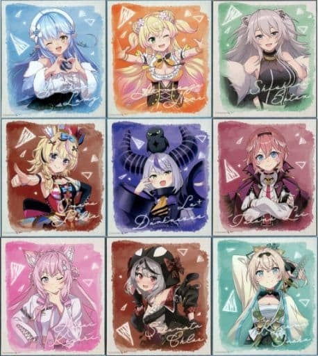 Bushiroad Creative Paper Products All 9 Types Set hololive hololive SUPER EXPO 2022 Trading Mini Shikishi vol 4 5th Generation Secret Society holoX