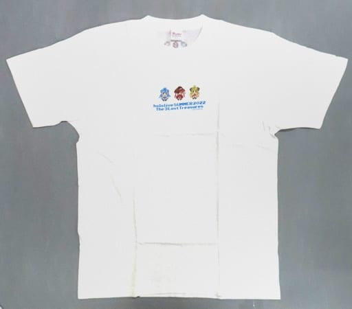 Cover Clothing Single Item Houshou Marine Tsunomaki Cotton Lammy Yukihana Summer T-shirt White L Size Virtual Youtuber Hololive Hololive Summer 2022 C100 Goods