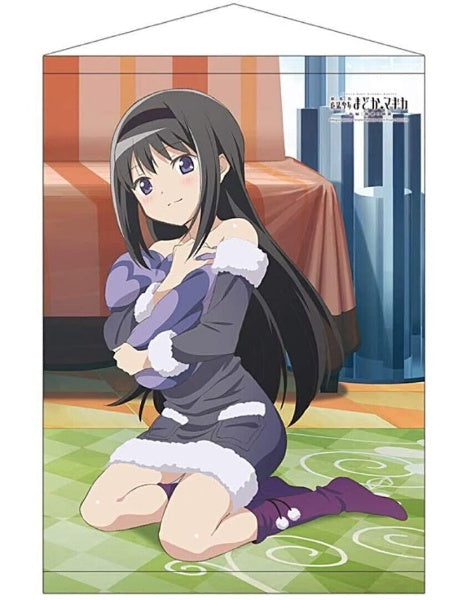 Madoka Magica MOVIE B2 Tapestry Wall Scroll Poster Homura loungewear Anime JAPAN