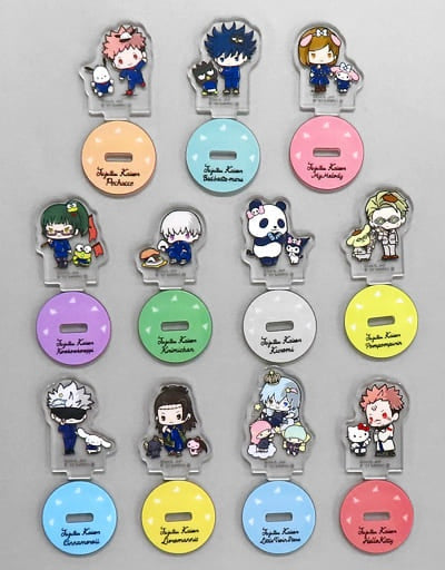 All 11 types set Jujutsu Kaisen Sorcery Fight x Sanrio Characters blind acrylic stand