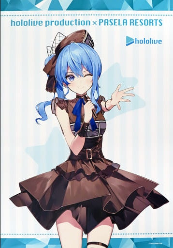 hololive Production Poster Original A1 Poster Suisei Hoshimachi Vtuber Hololive x Pasela First Half Collaboration Set Order Bonus
