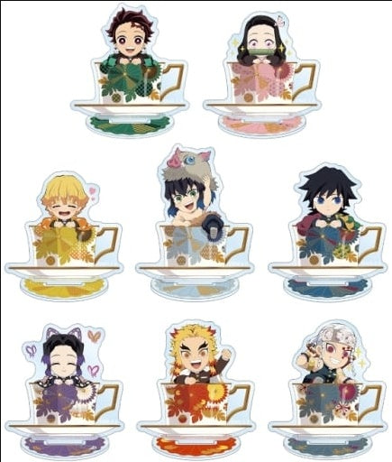 Almabianca BOX Demon Slayer Kimetsu no Yaiba Trading Mini Chara Teacup ver. Acrylic Stand