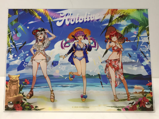 hololive Chugai Mining Hololive Acrylic Art Board UMISEA Sakamata Chloe Minato Aqua Houshou Marine