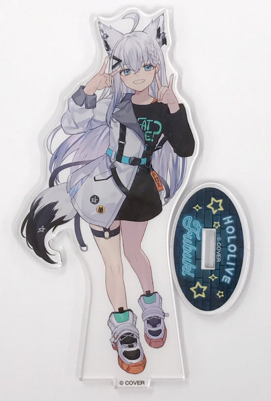 FamilyMart hololive original acrylic stand Shirakami Fubuki