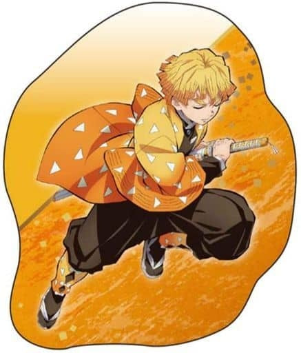 K Company cushion, body pillow, body Zenitsu Agatsuma die-cut cushion Demon Slayer Kimetsu no Yaiba