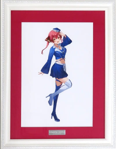 This anime mook with accessories PACIFIC x HOLOLIVE HOLOLIVE RACING PROJECT premium reproduction original picture Houshou Marine Winter