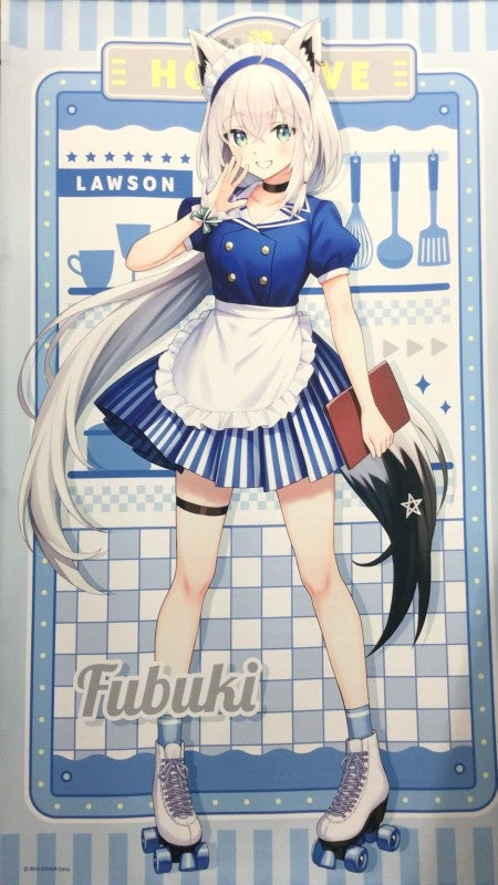 Lawson hololive life-size tapestry Shirakami Fubuki A