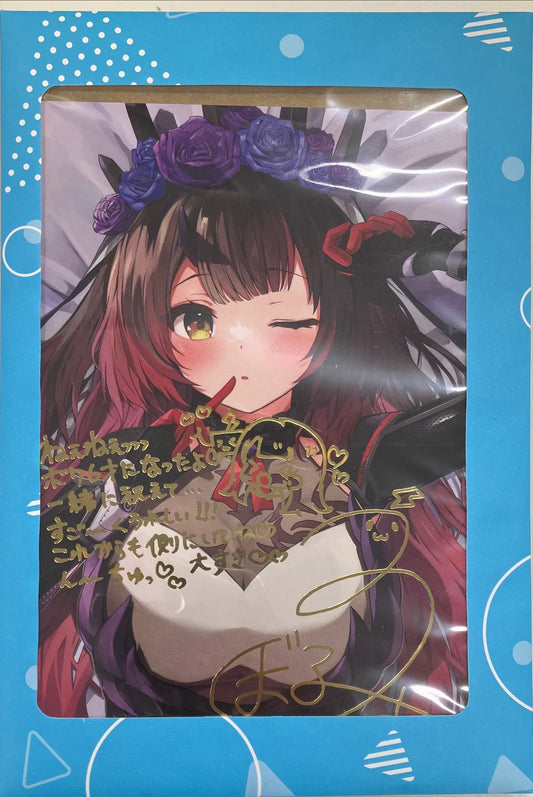 hololive Hololive Hololive Birthday Anniversary 2022 Foil Stamped Copy Sign Postcard with Message Roboco-san