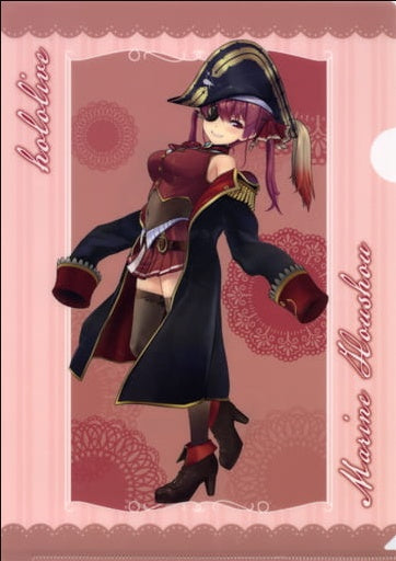 LAWSON Clear File Single Item Houshou Marine A4 Clear File Vtuber Hololive x LAWSON