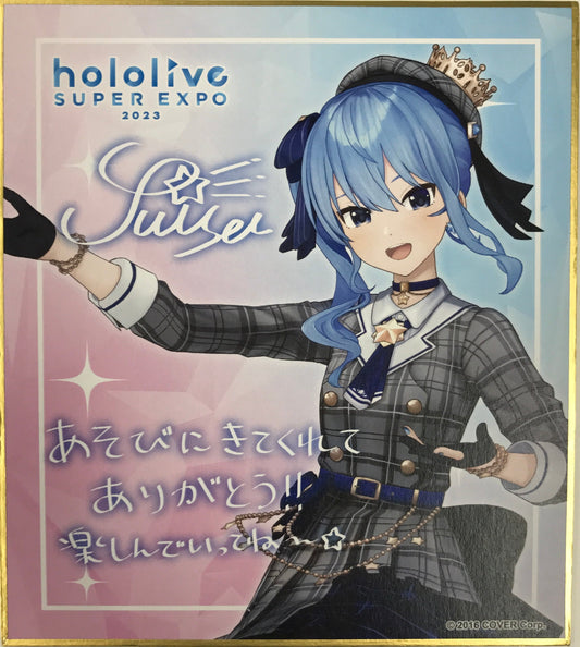 hololive hololive hololive SUPER EXPO 2023 Random message colored paper 0th period 1st period 2nd period Gamers Hoshimachi Suisei hololive SUPER EXPO 2023