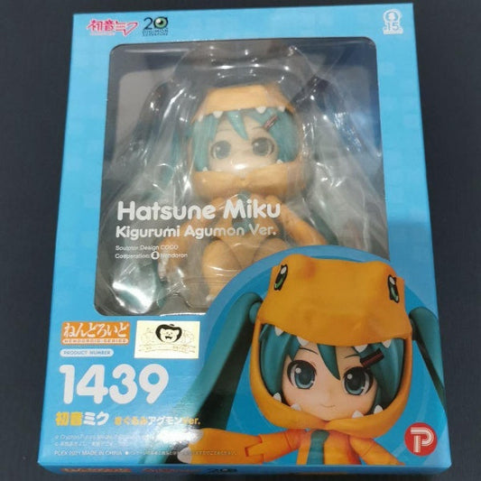 Nendoroid Hatsune Miku Kigurumi Agumon Ver. Figure #1439 Good Smile Company