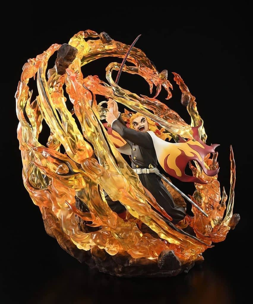 Bell Fine Figure Kyoujurou Rengoku DX Ver. Demon Slayer Kimetsu no Yaiba 1/8 Pre-painted PVC Figure