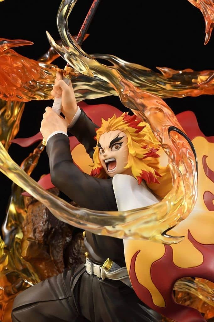 Bell Fine Figure Kyoujurou Rengoku DX Ver. Demon Slayer Kimetsu no Yaiba 1/8 Pre-painted PVC Figure