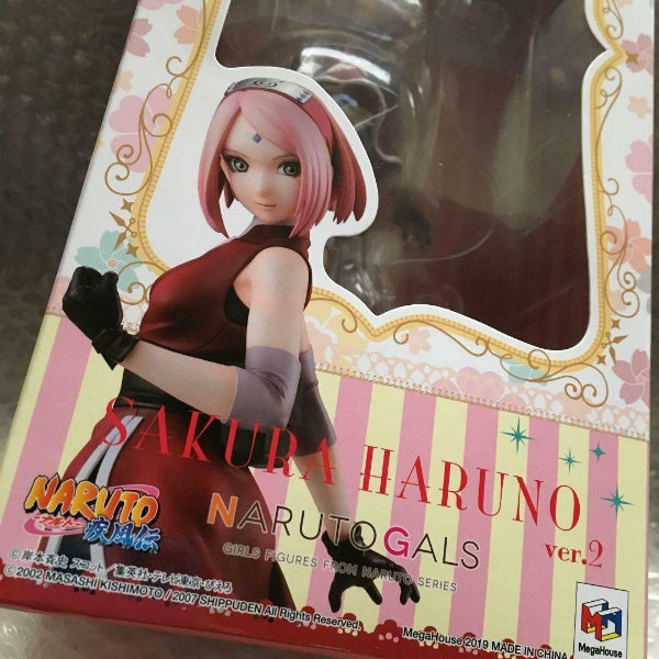 Naruto Gals Shippuden Haruno Sakura Ver.2 Figure MegaHouse Japan Import